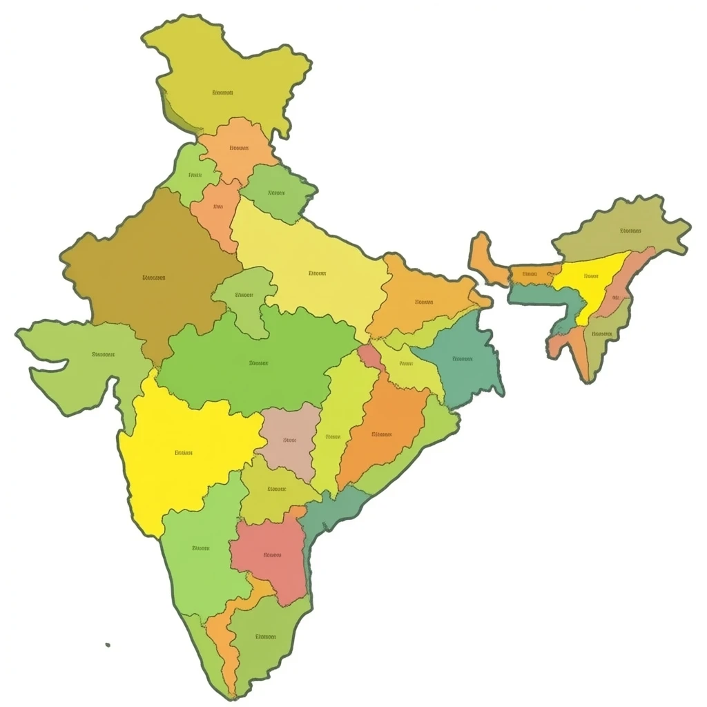 india map with 28 state and 8 union territory emoji