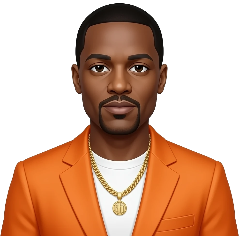 P Diddy in orange jumpsuit emoji