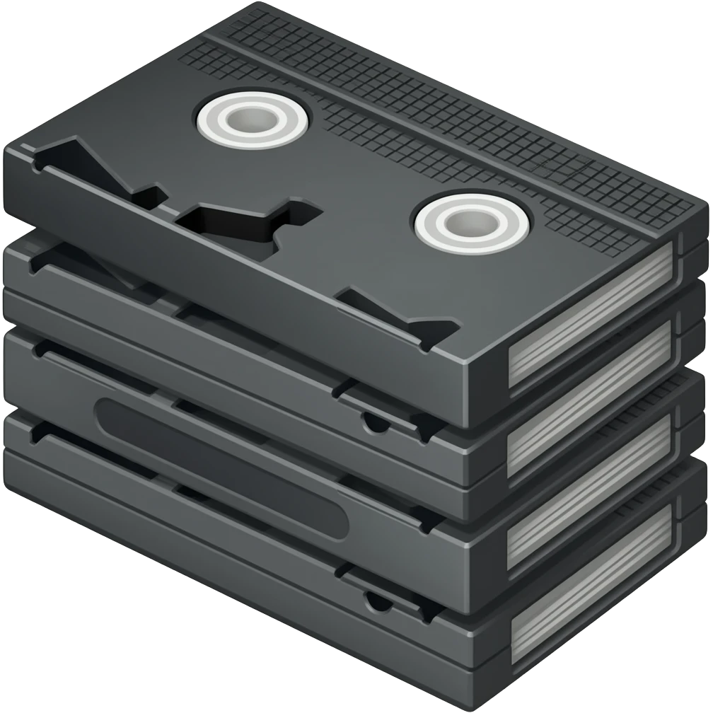 home video stack emoji