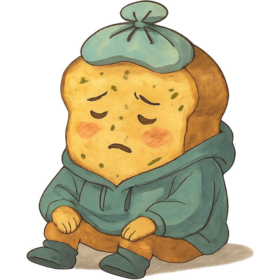 A sick fit, except it’s garlic bread  emoji