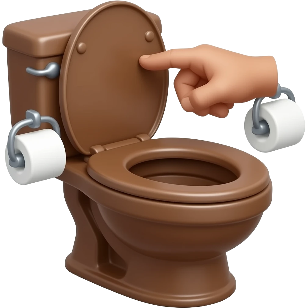 chocolate toliet bowl emoji