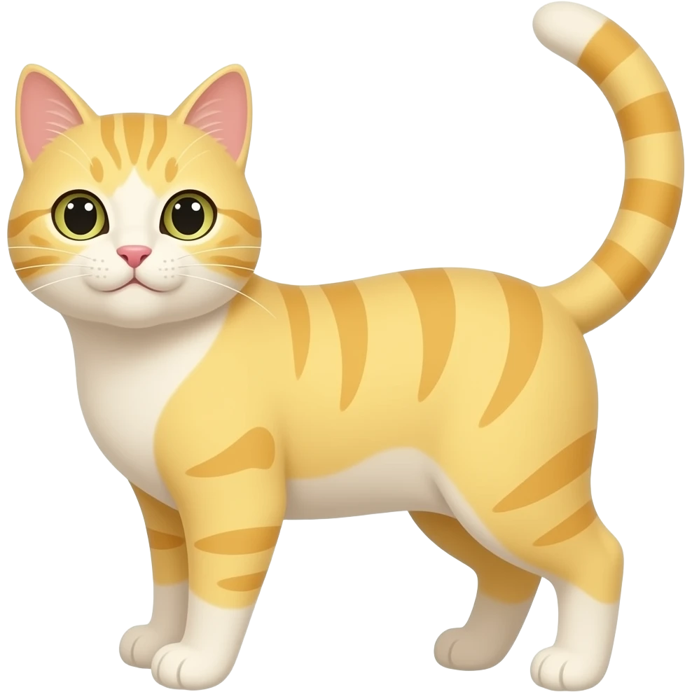 can you change the cat to a pastel yellow emoji