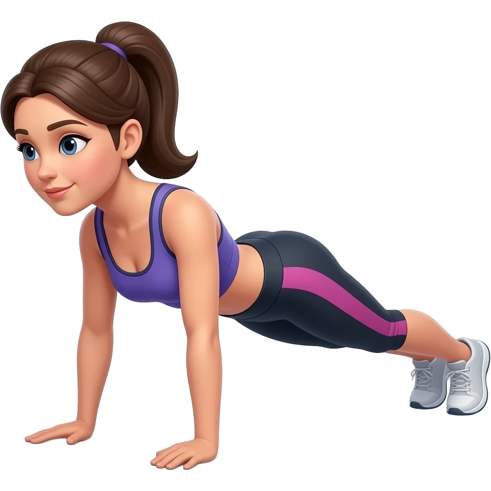 women doing burpees emoji
