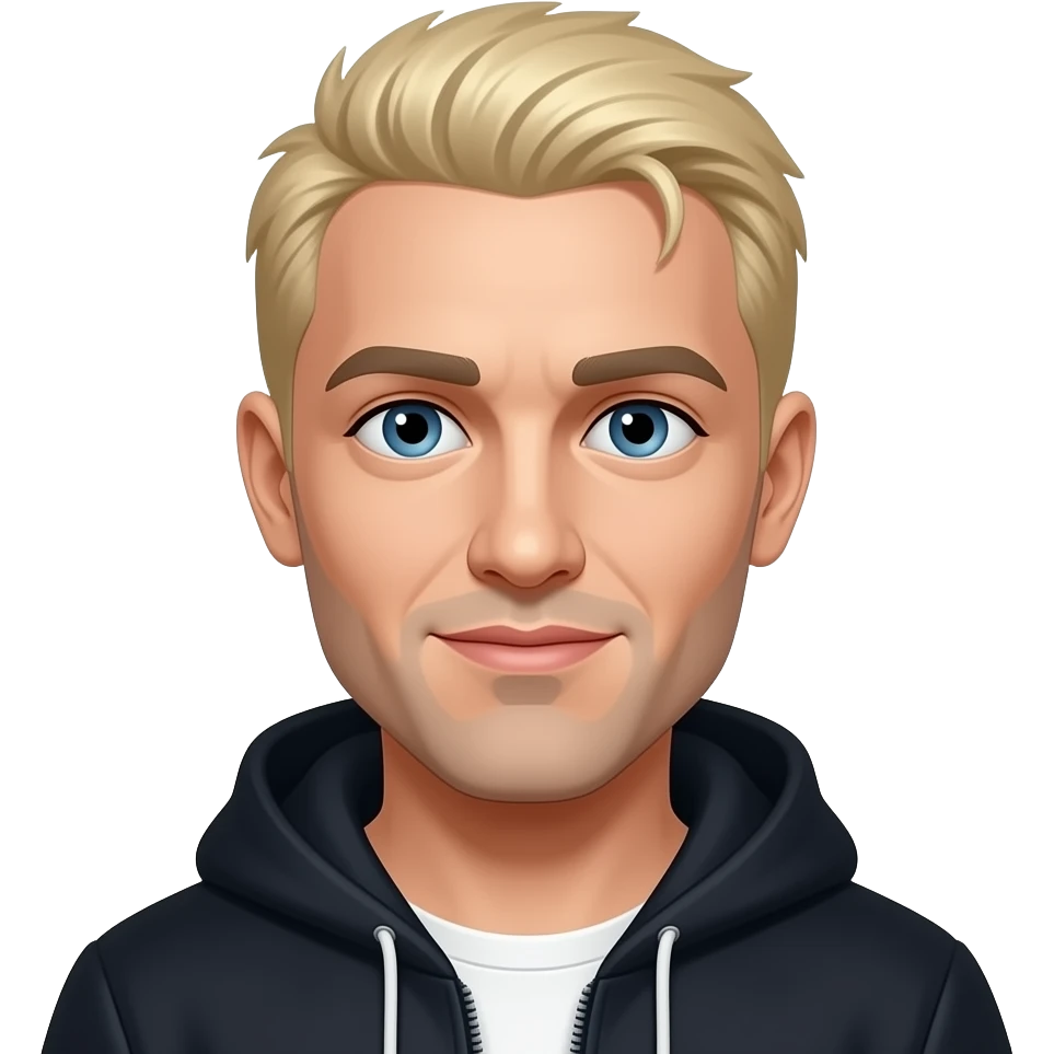 Eminem with blonde hair emoji