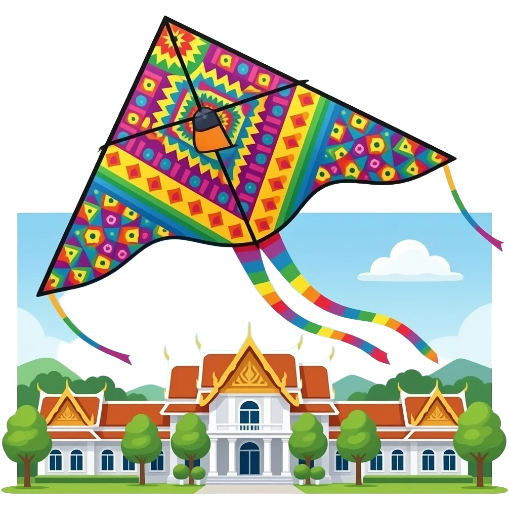 thai chula kite emoji
