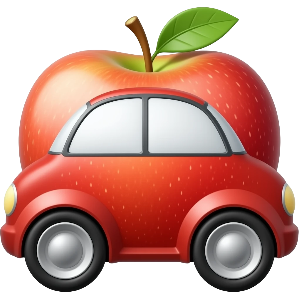 Apple car emoji