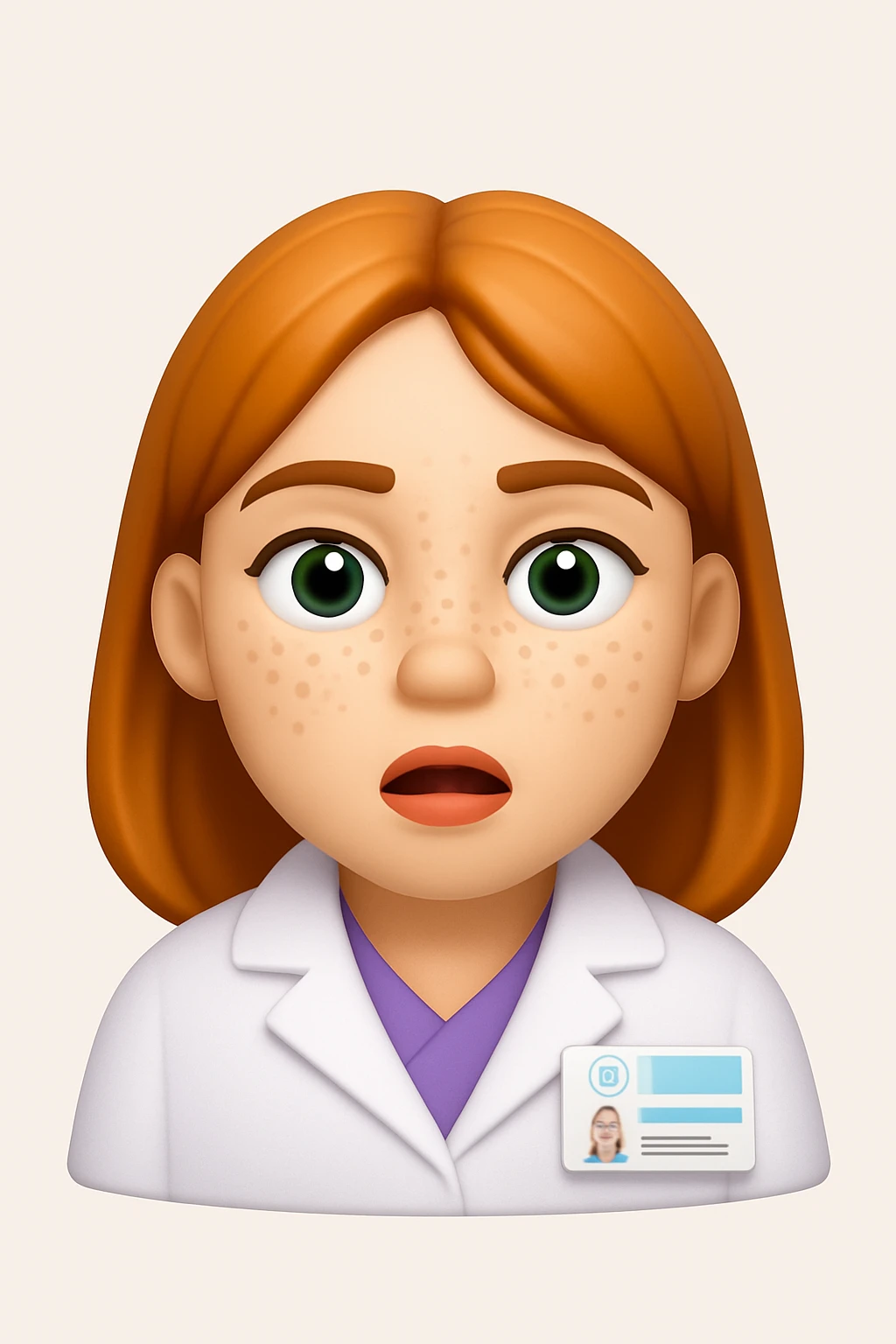 A 3D Apple-style emoji version of the uploaded image, preserving its colors, shapes, textures, and overall design, simplified into emoji form while keeping key details recognizable. Smooth glossy finish, soft shadows, high-quality render, minimal background emoji