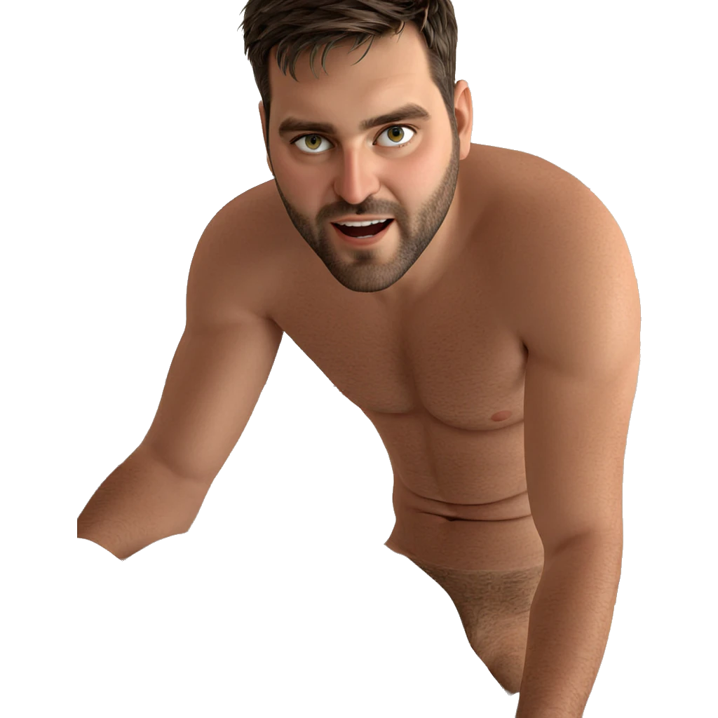 intimate indoor male portrait emoji