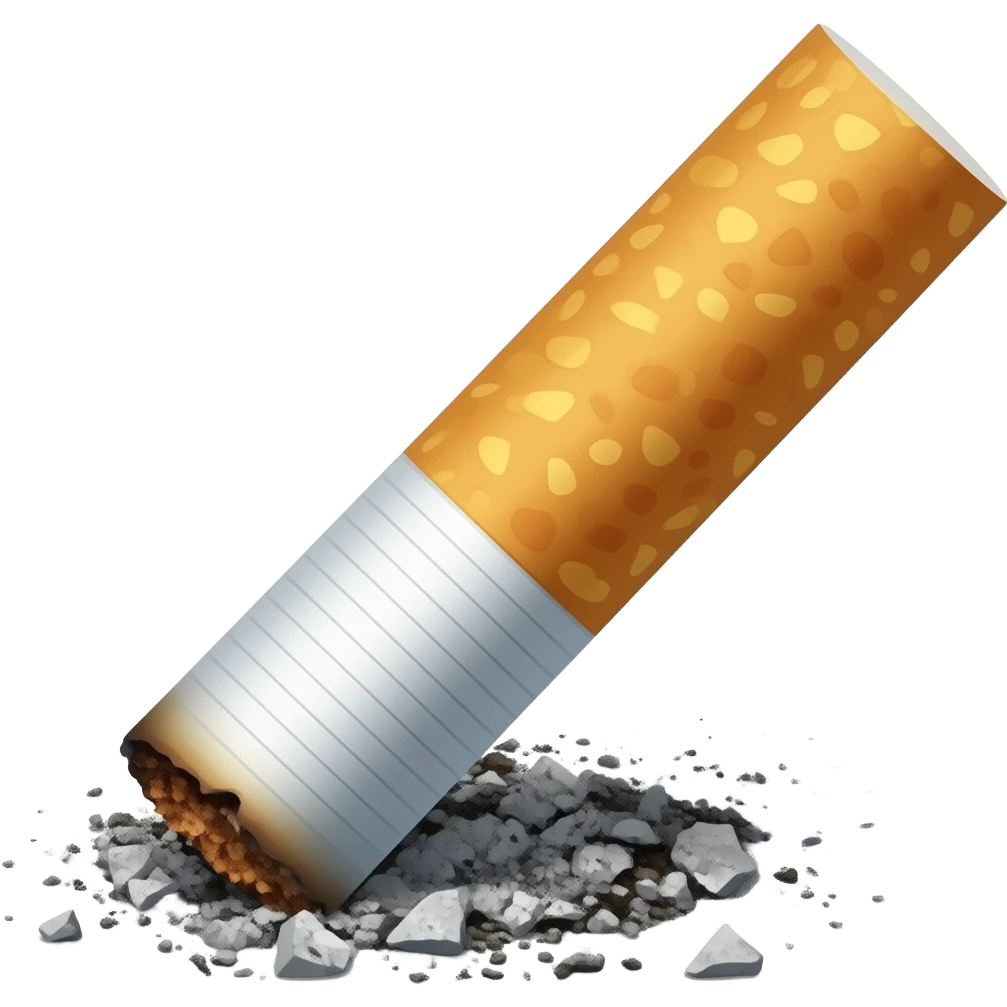 cigarette ashes emoji