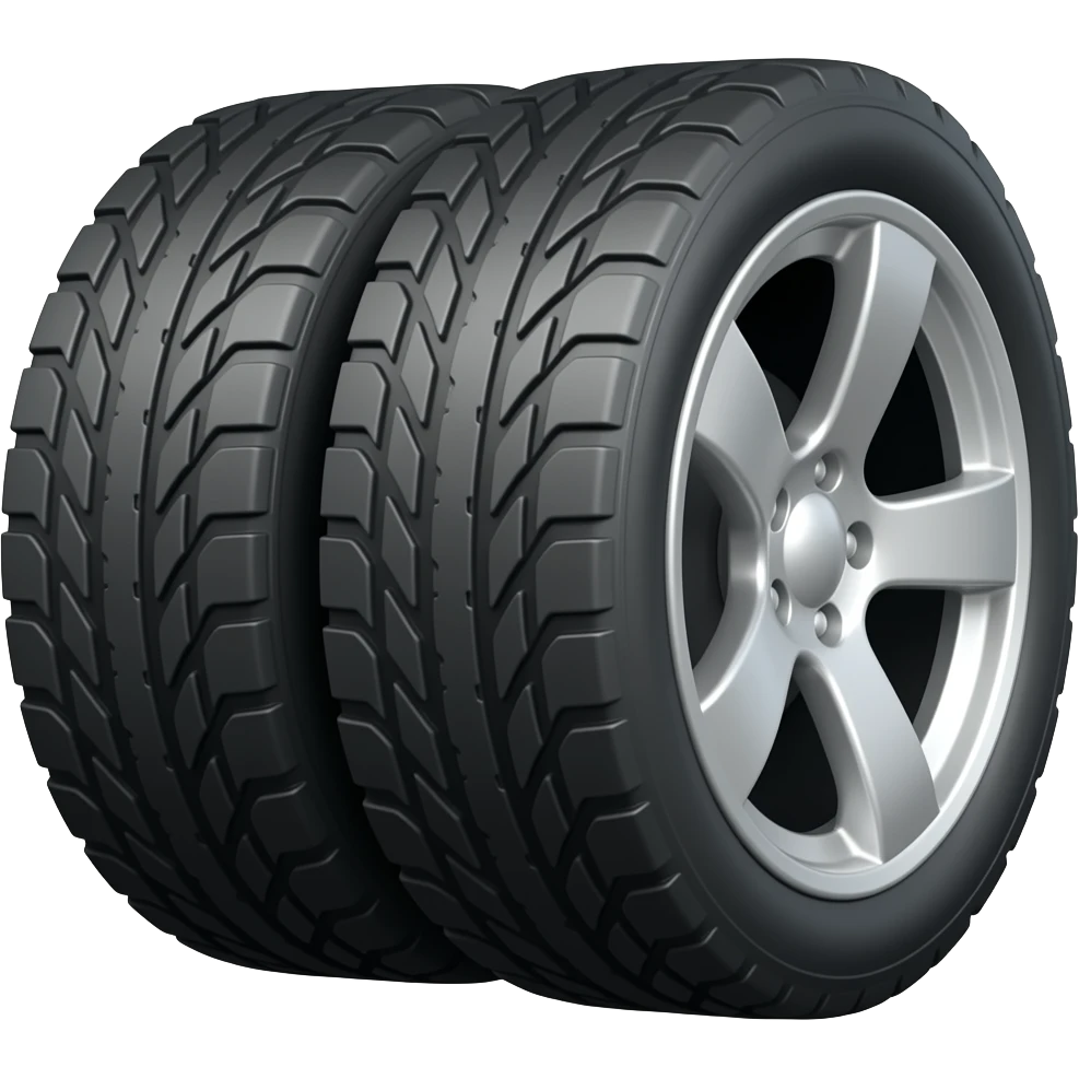 автомобильные шины черные на белом фоне минимализм emoji