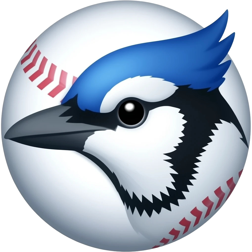 Blue jays baseball logo emoji