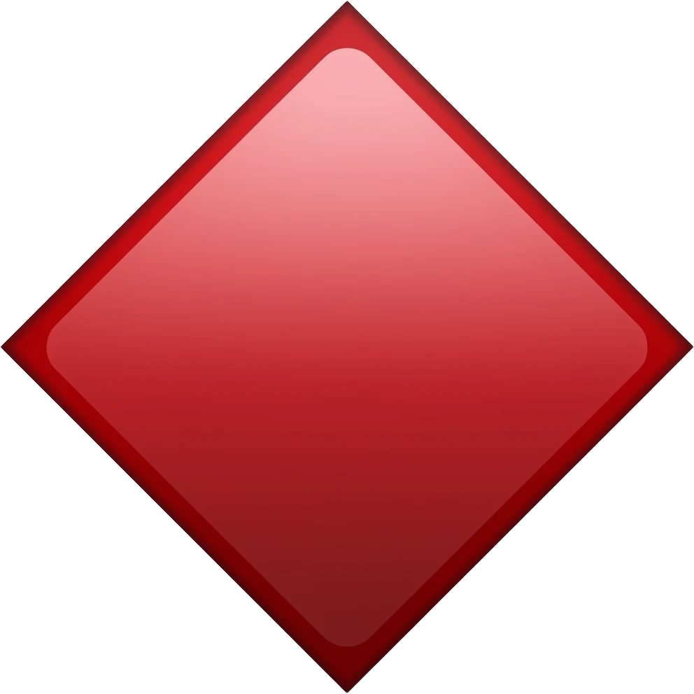 rombo rojo figura geometrics emoji