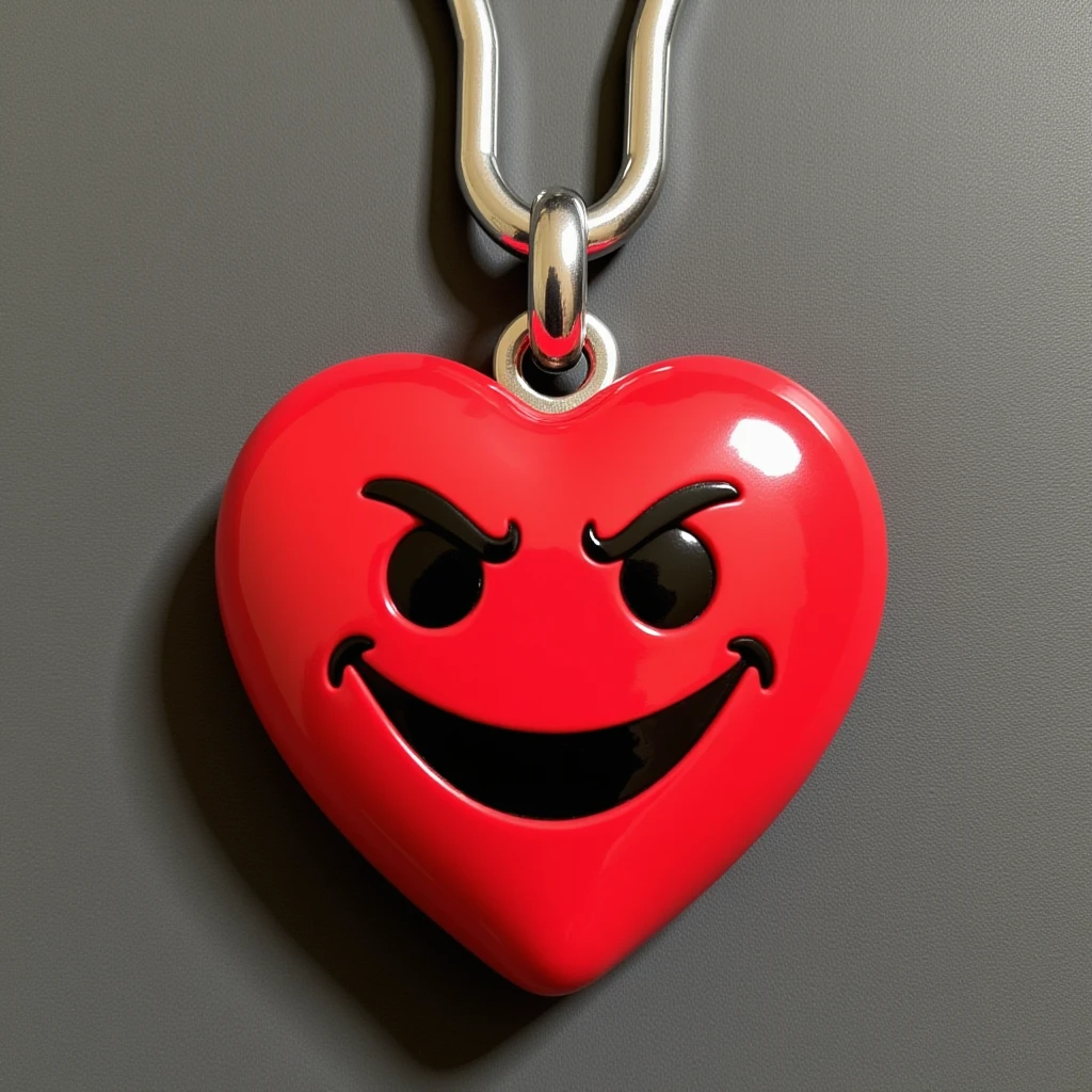 emo heart with a chain emoji