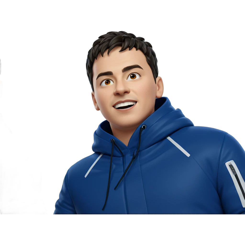 stylish boy in jacket emoji
