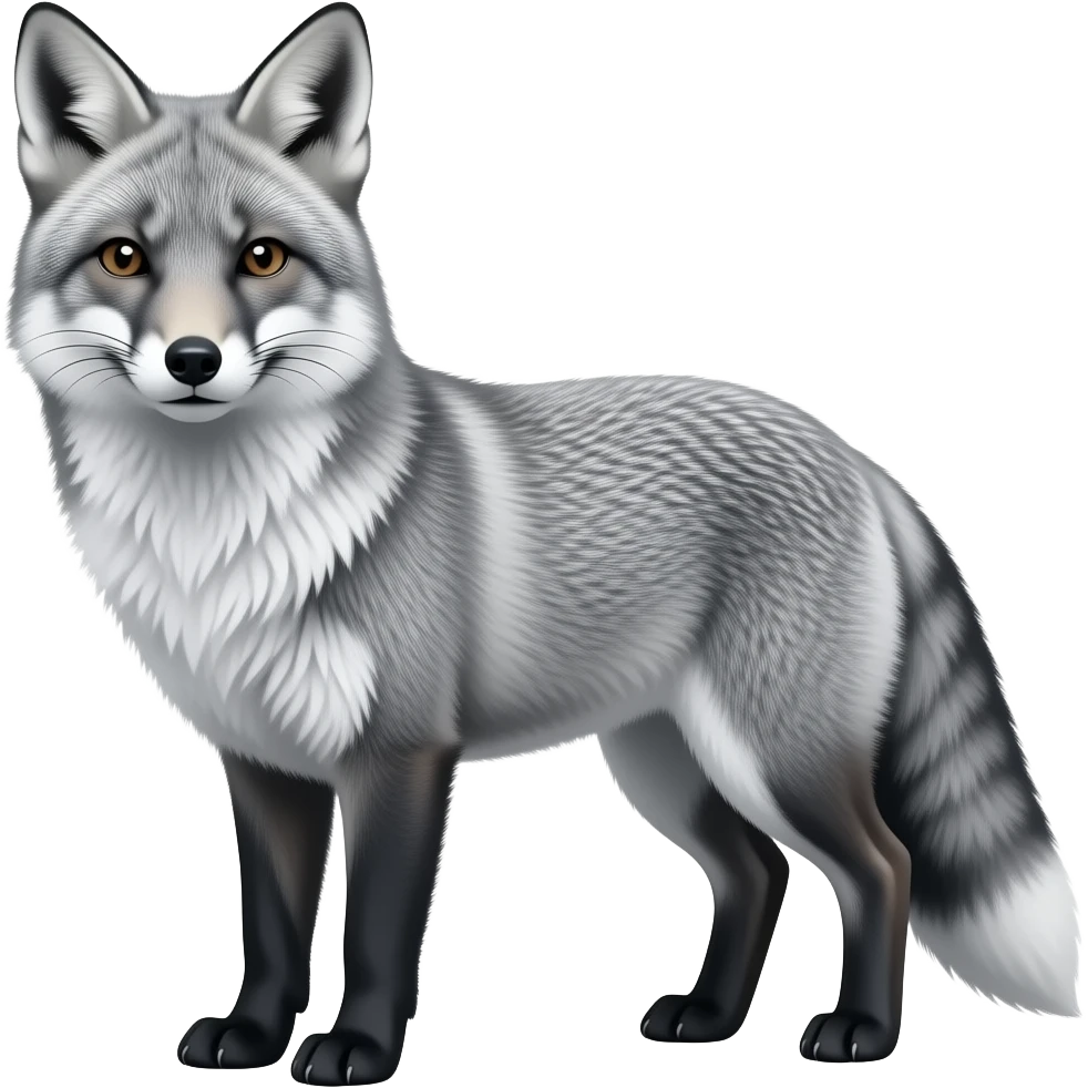 C strong, silver fox emoji