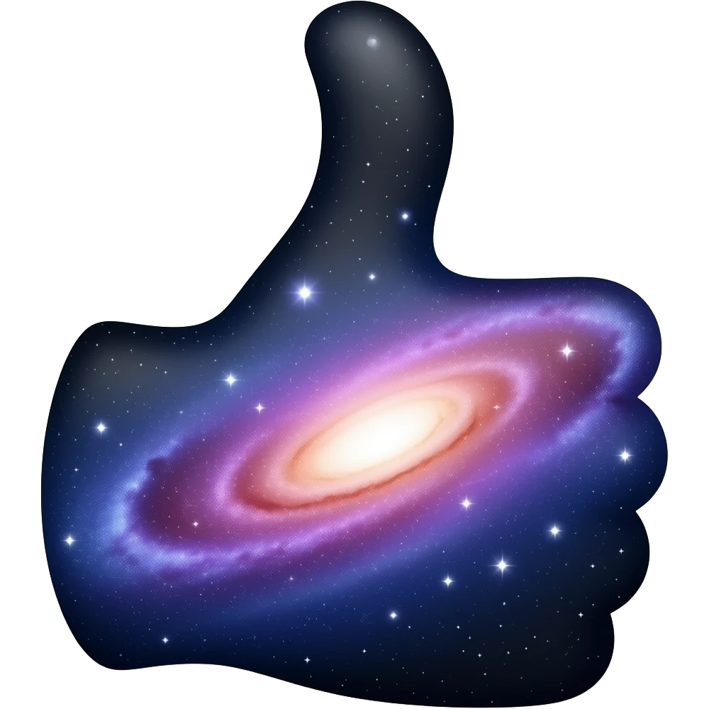Galaxy thumbs up emoji