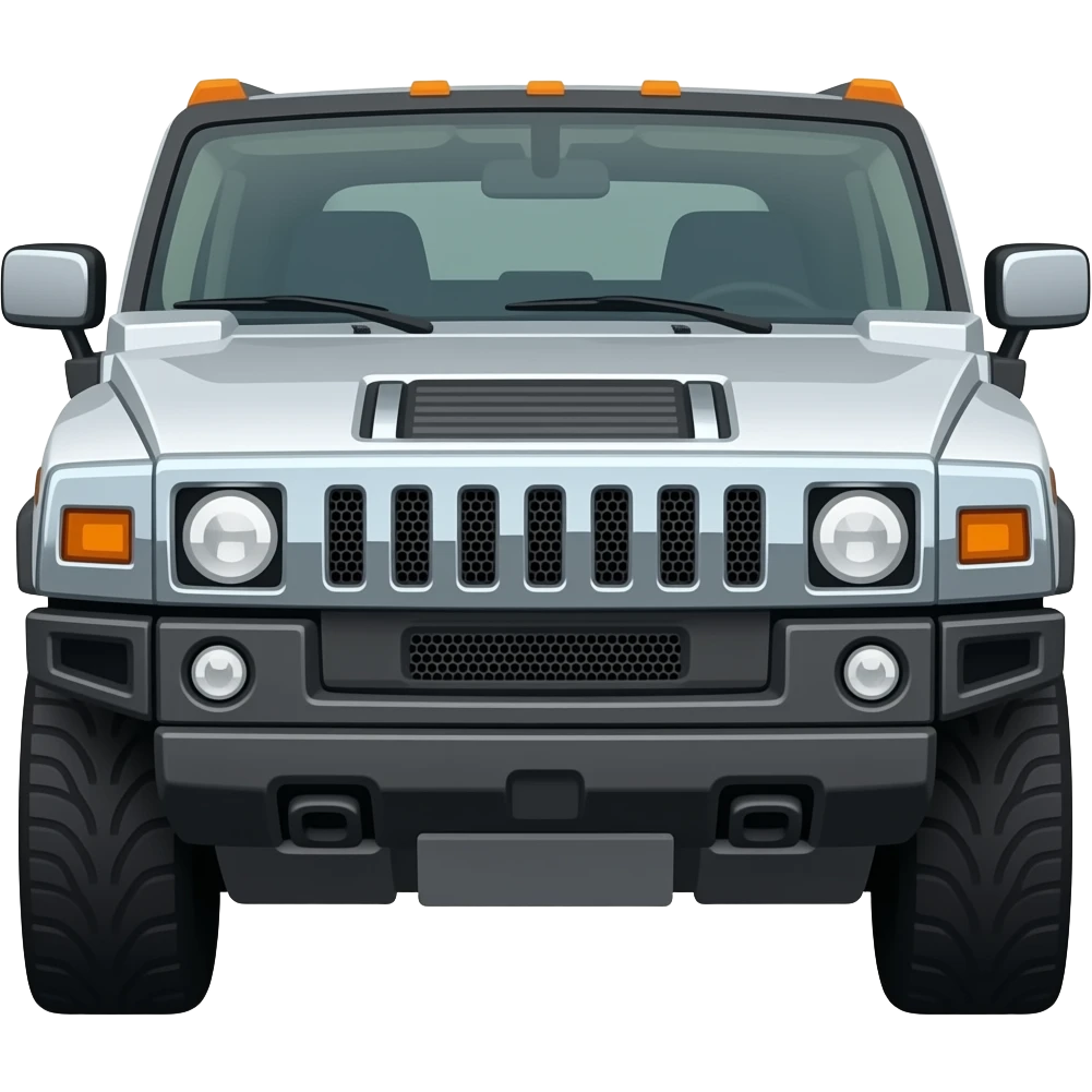 Hummer H2 truck emoji emoji