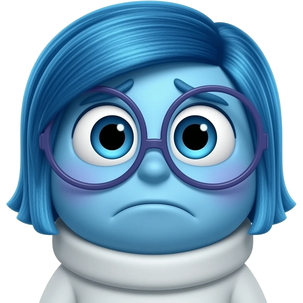 SADNESS FROM INSIDE OUT MOVIE. emoji