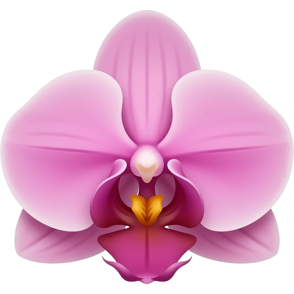 Pink color Hawaiian orchid emoji