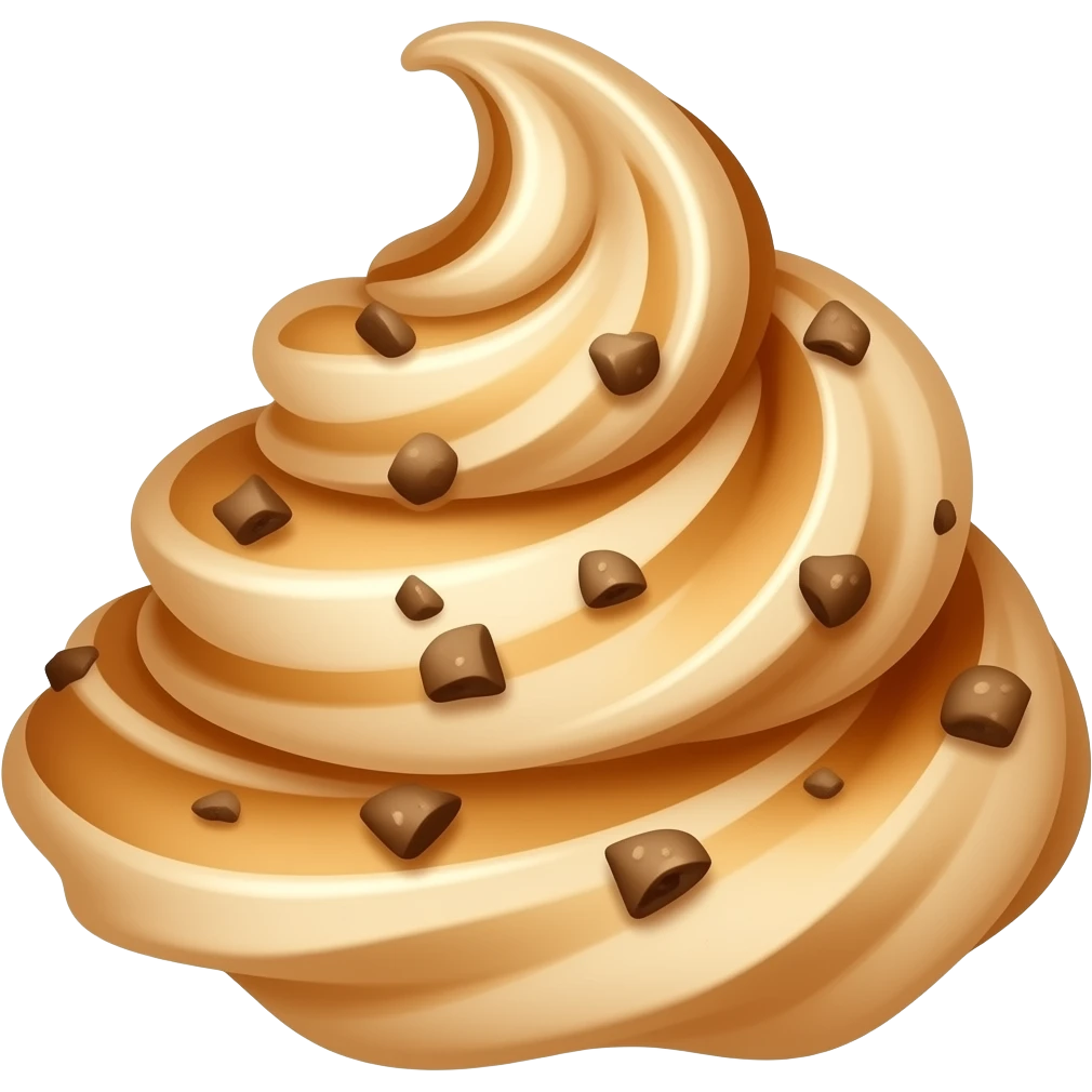 cookie caramel icecream emoji
