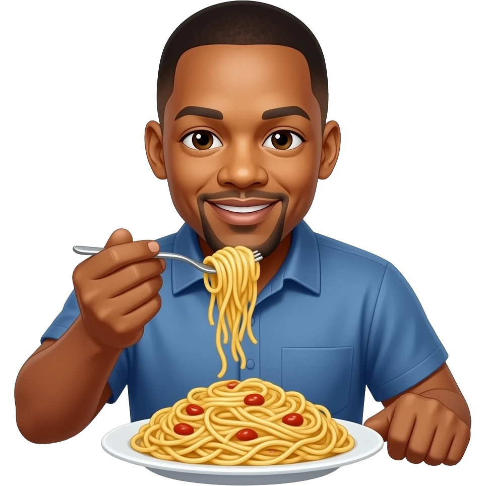 Will smith eating spaghetti emoji emoji