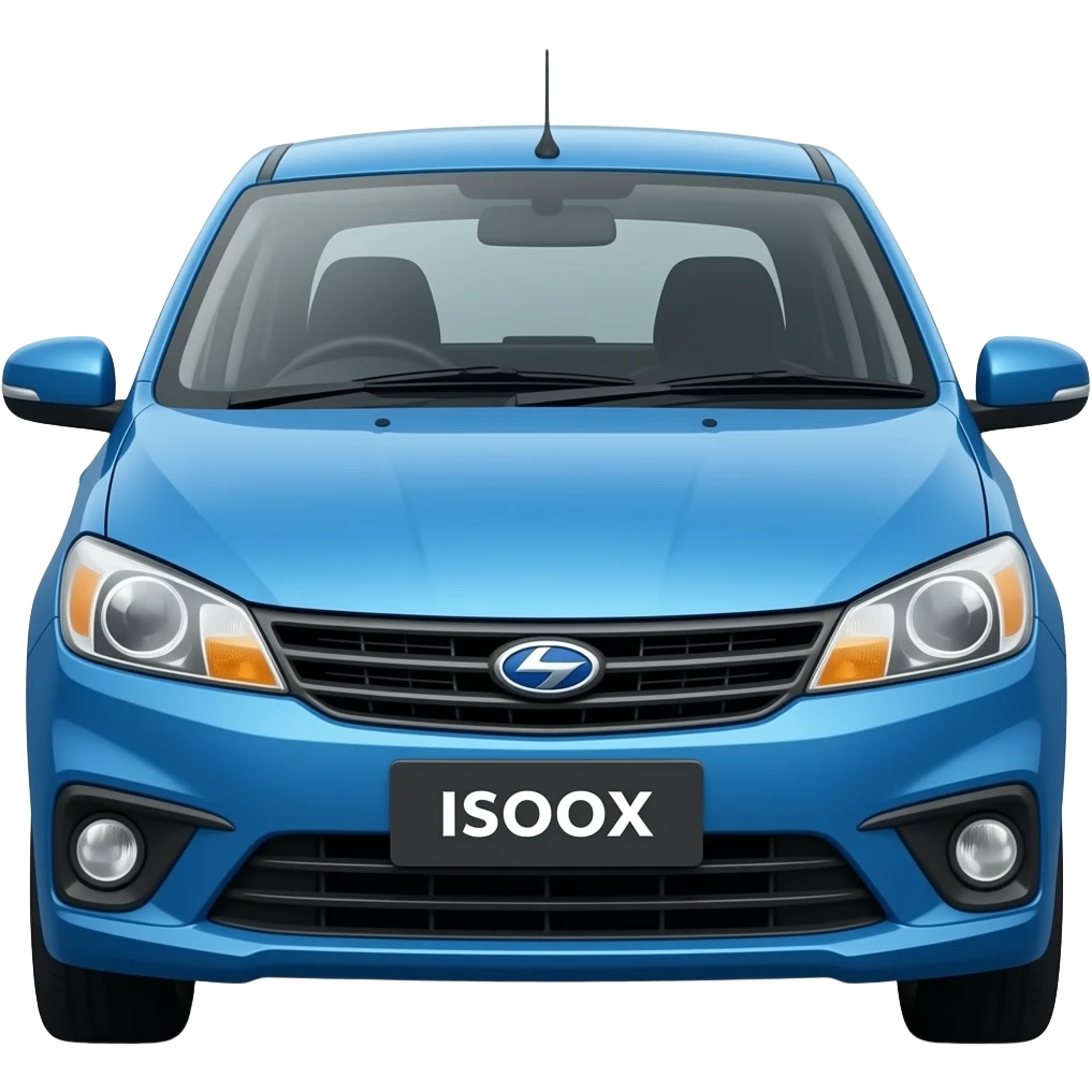 Blue coloured etios liva emoji