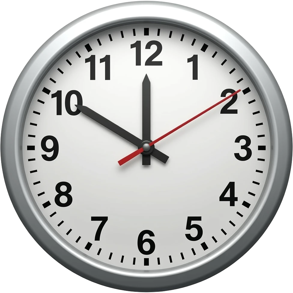 clock with yonget and oldest parametr emoji