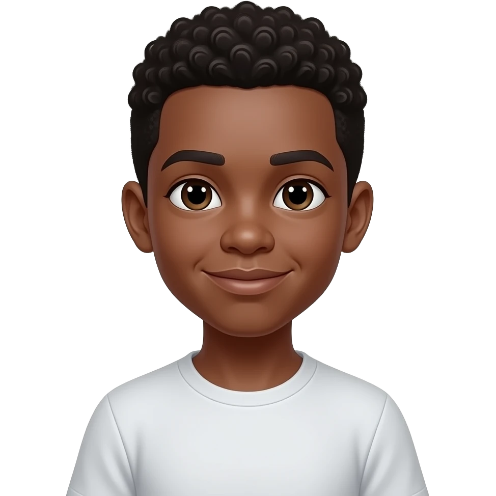 niño negro emoji