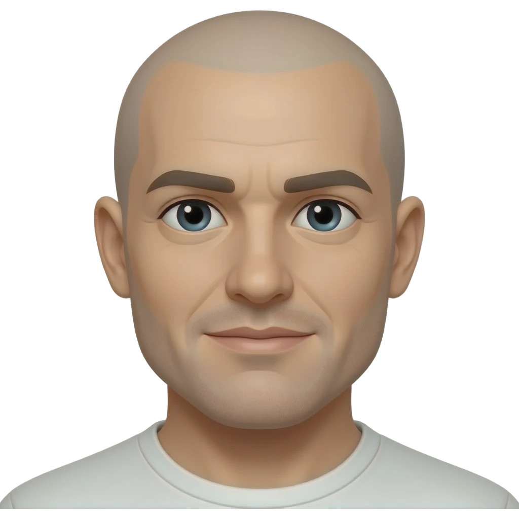 Uomo calvo  nel loll emoji