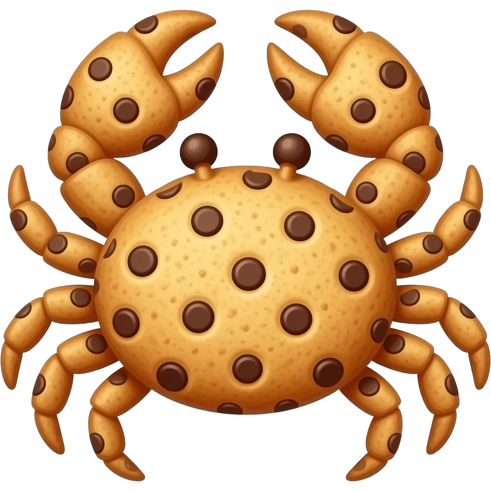 Cookie crab emoji
