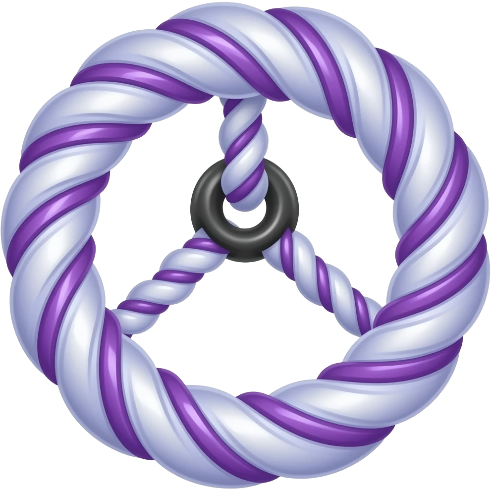 Blue and Purple Ropes for bondage emoji