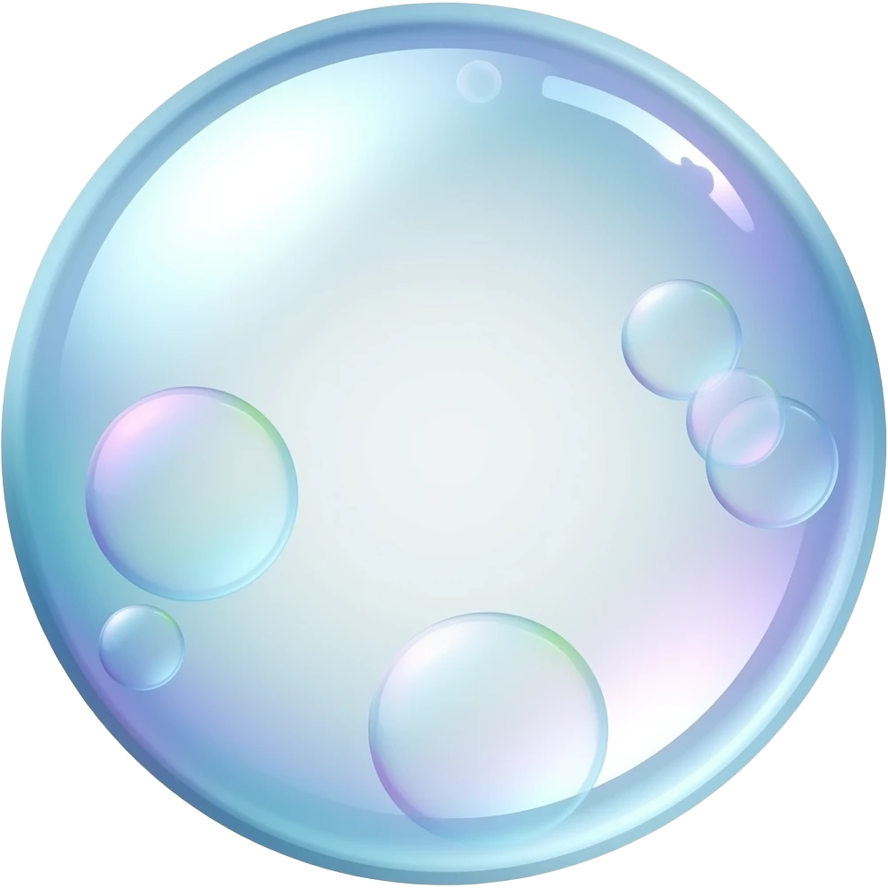 soap bubles foam shiny emoji