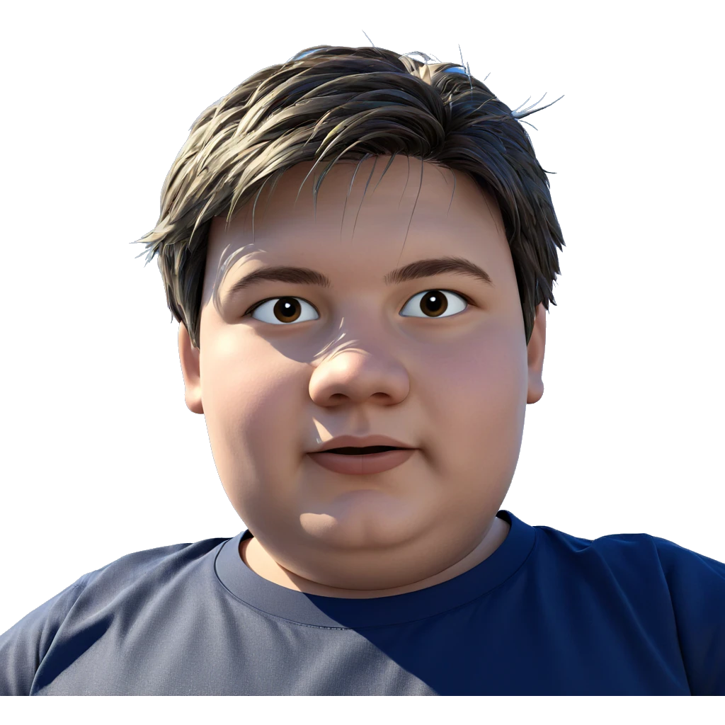 boy in blue sky portrait emoji