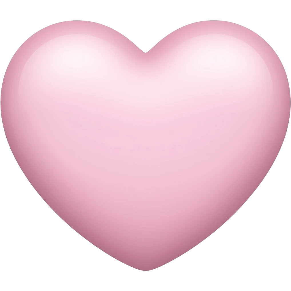 Pastel sparked  heart emoji