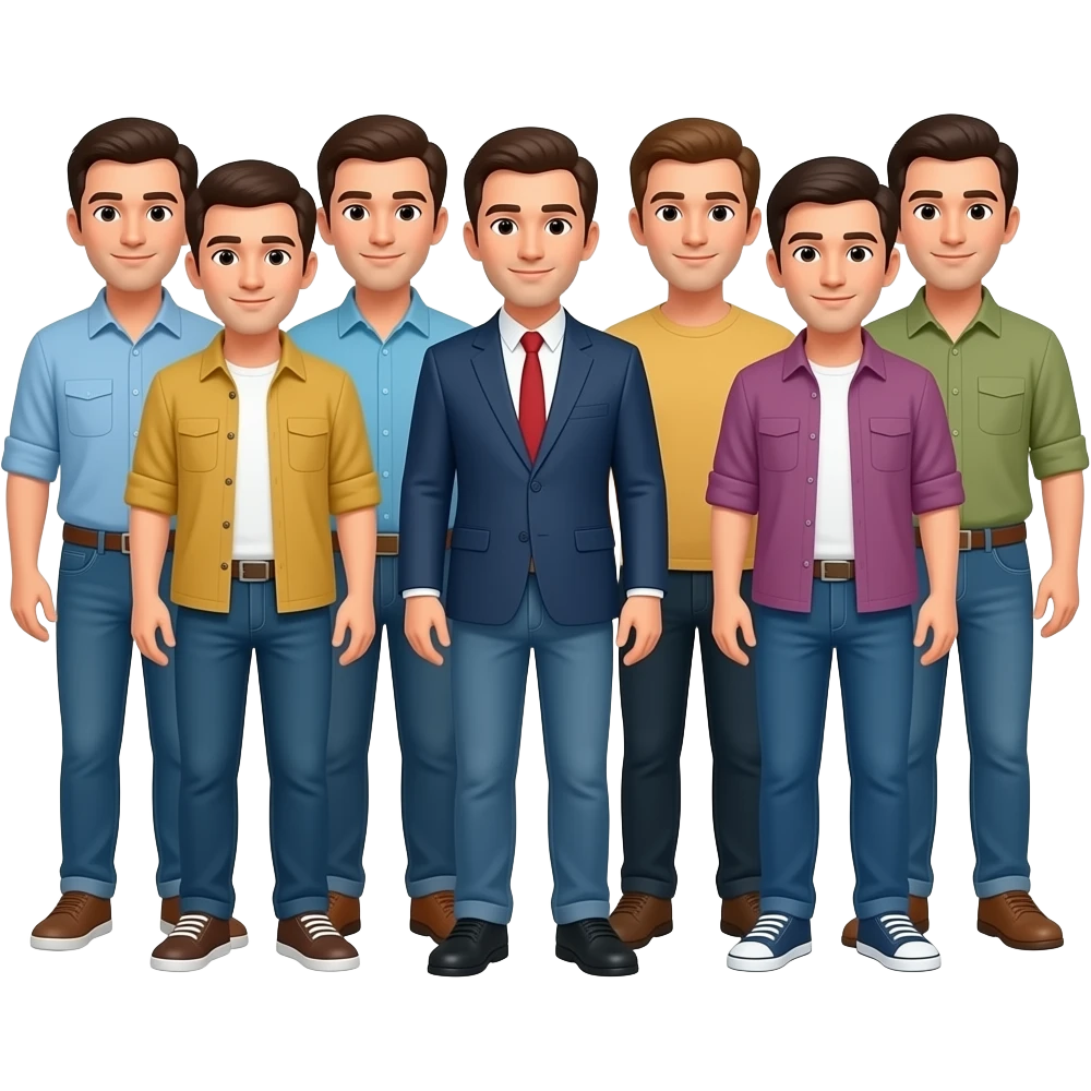 9 men emoji