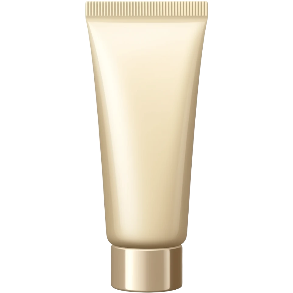 light beige skincare product emoji