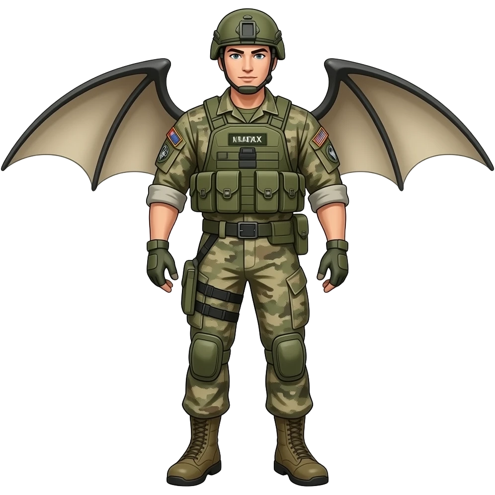 Airborne army emoji