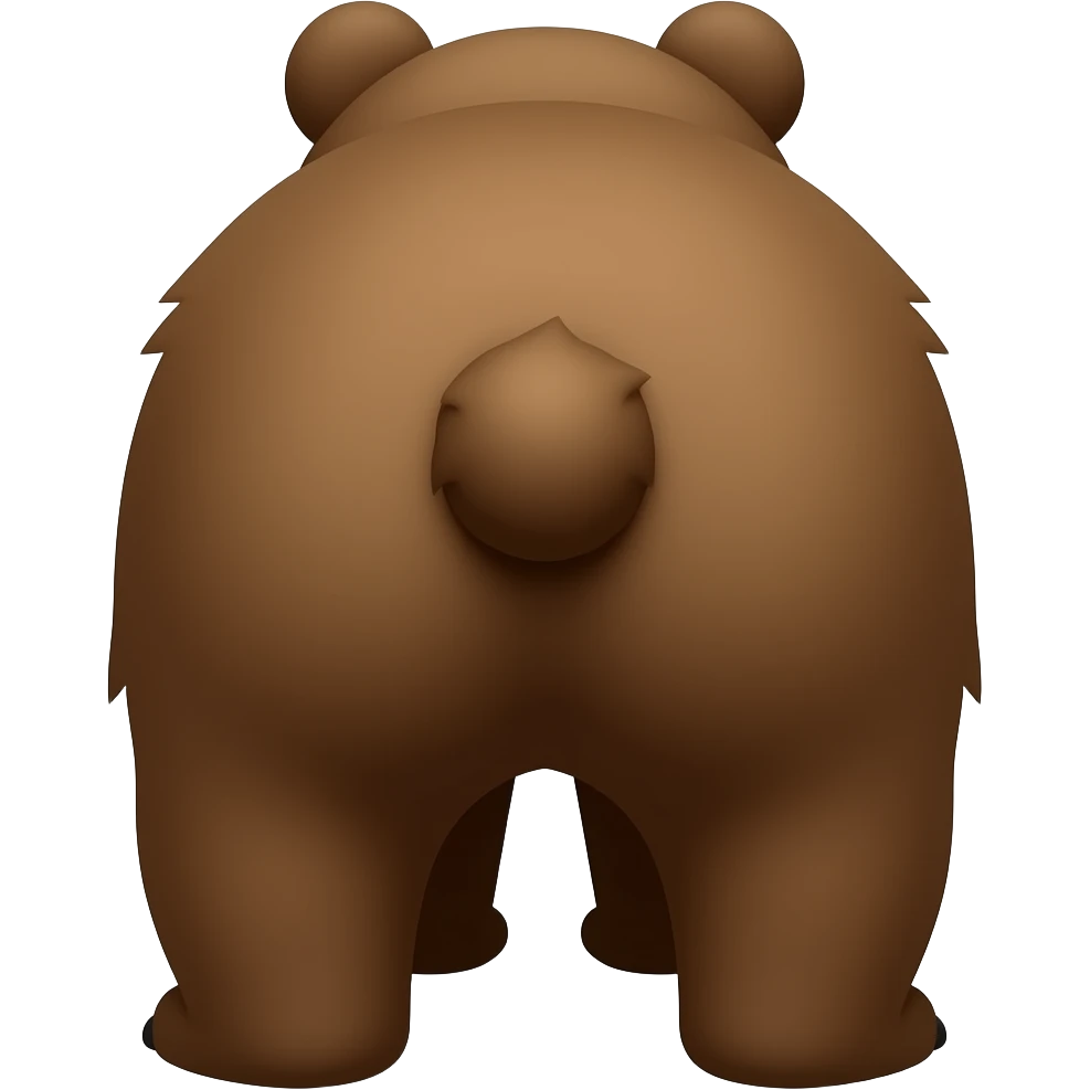BearButt emoji