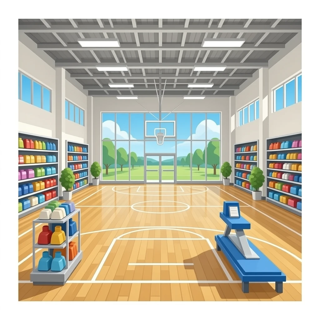 huge sports shop inside emoji
