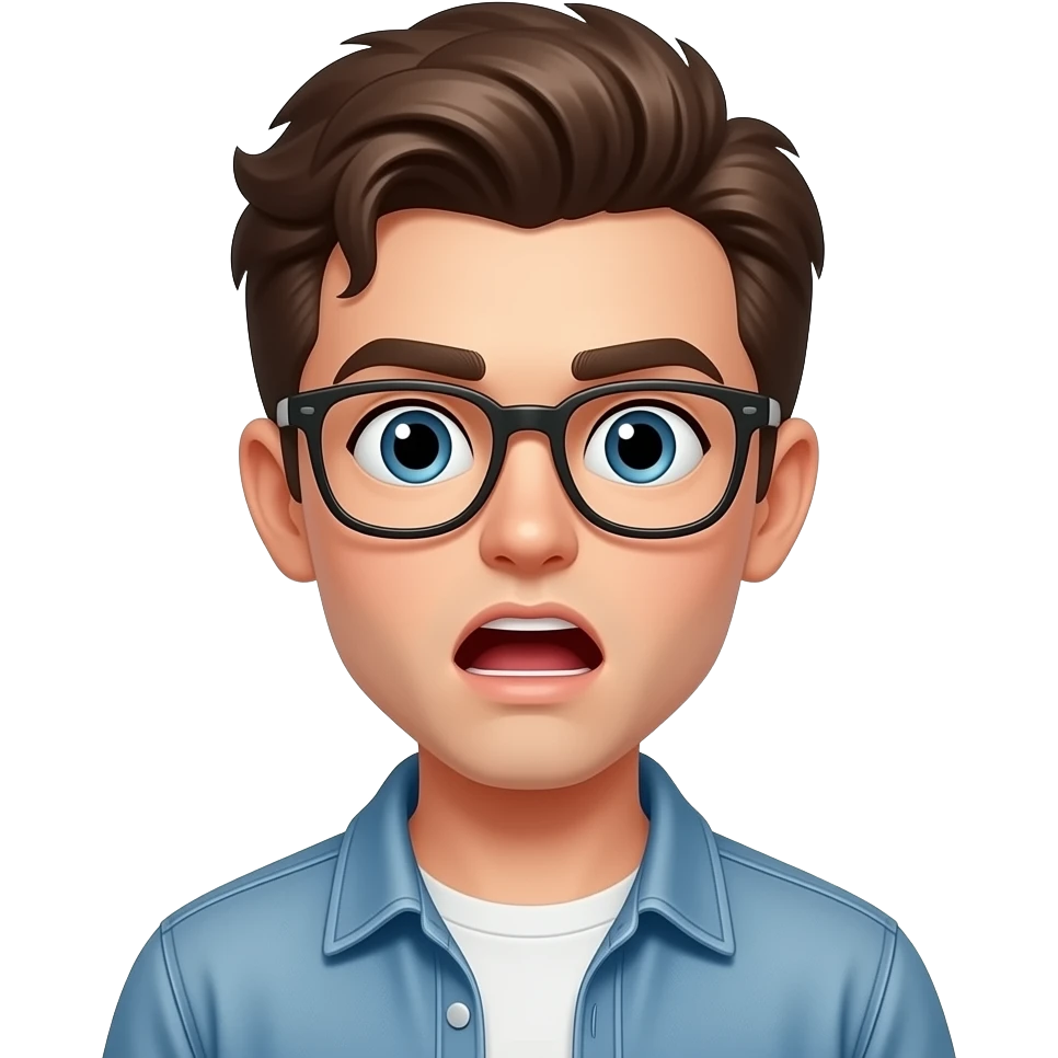 stylish young reaction emoji