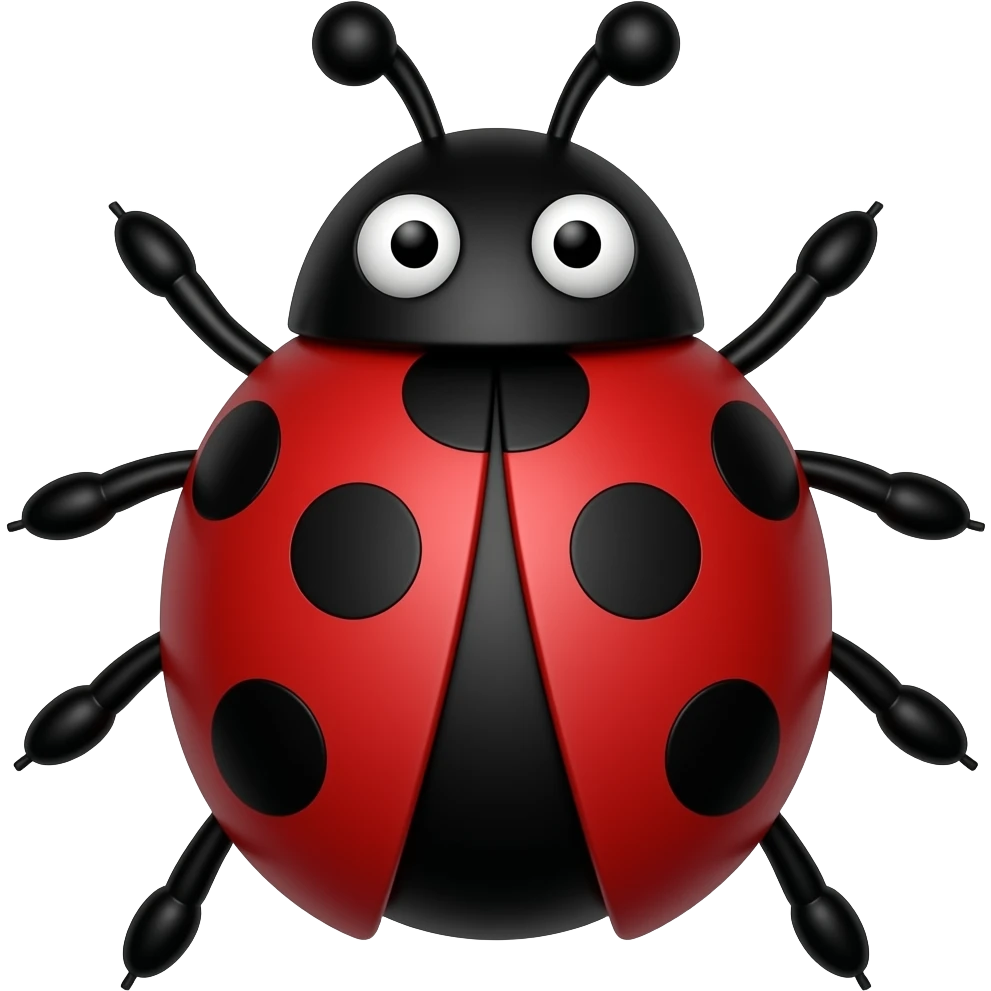 stuffed ladybug emoji