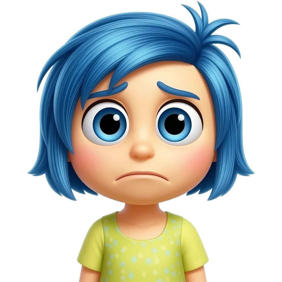 Joy Movie Charcter: Sadness emoji