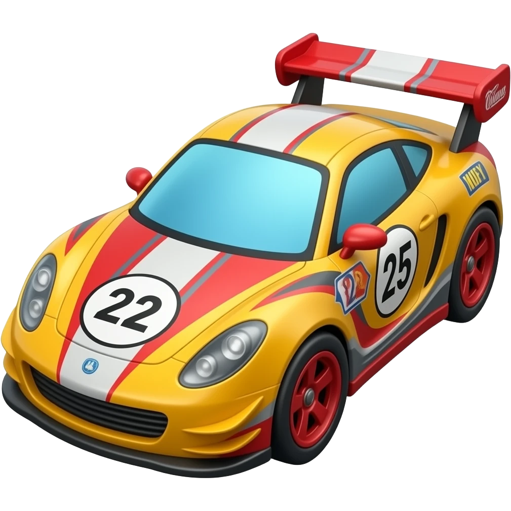 Toy race car emoji