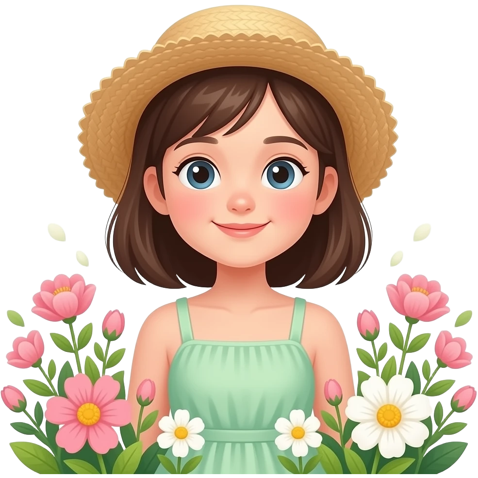 june girl emoji