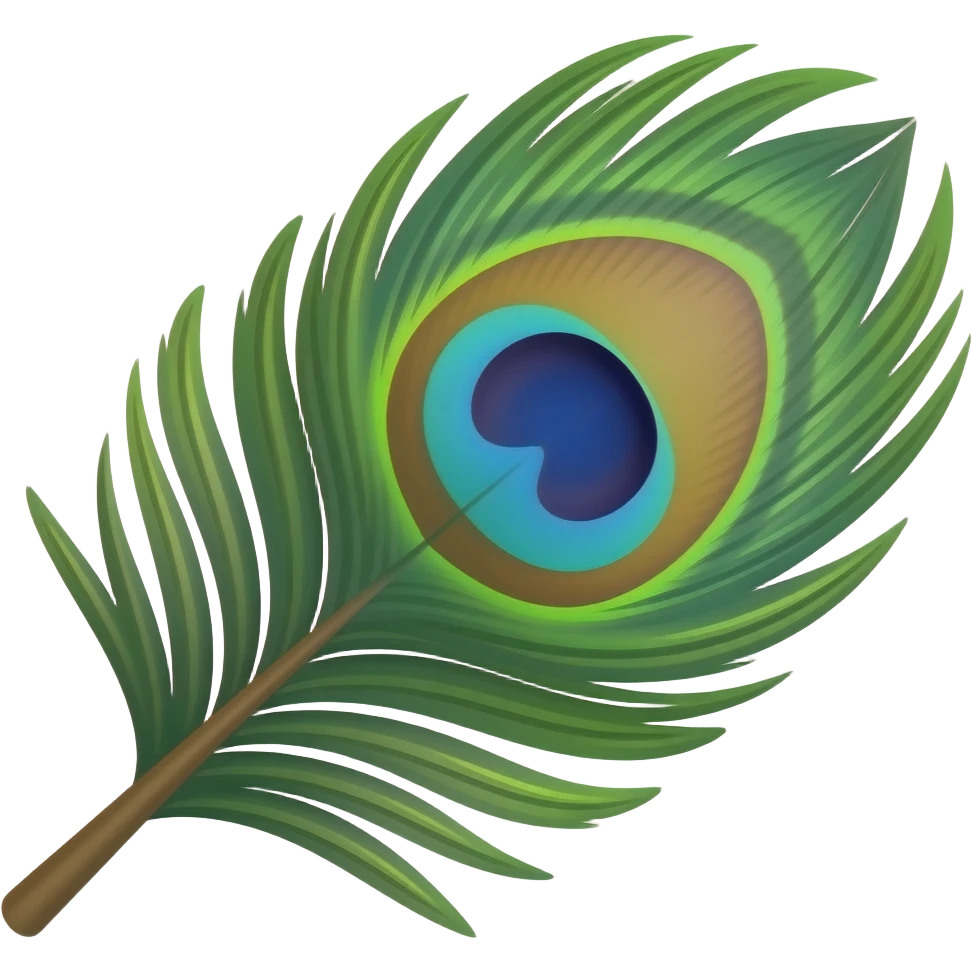 Properly i want to peacock of feather emoji