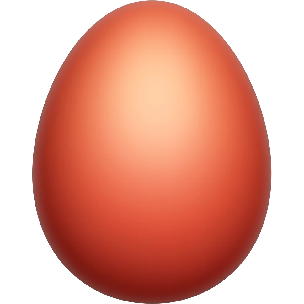 red egg emoji