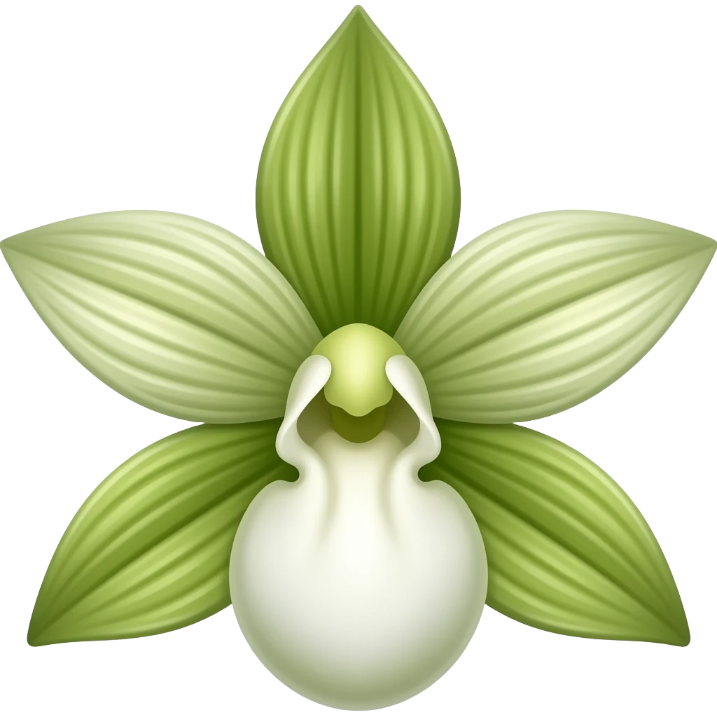 Foxtail orchid emoji