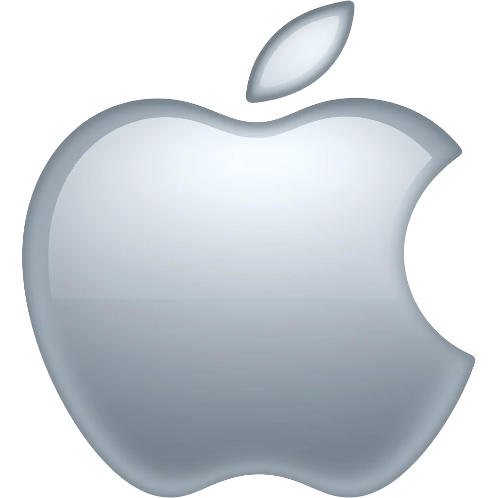 haz una mac y que sea vea el logo de apple, emoji