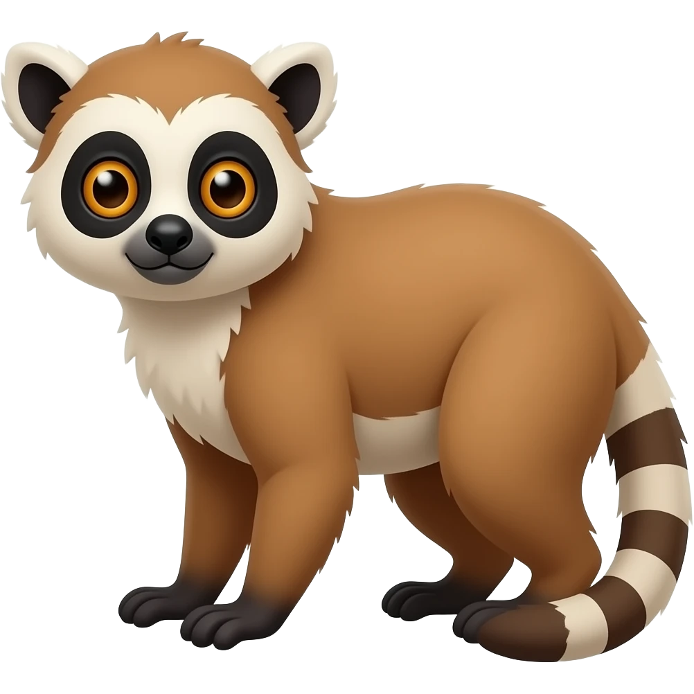 Cartoon 2d loris emoji