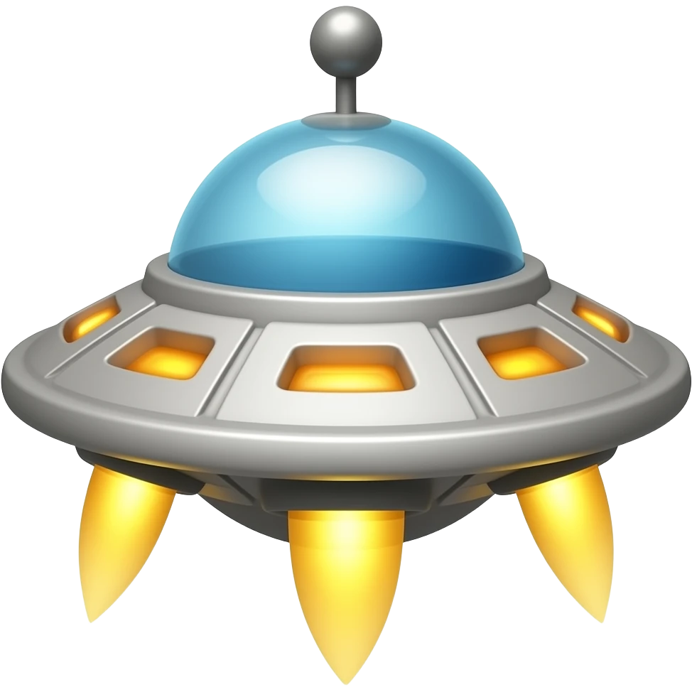 toy spaceship emoji